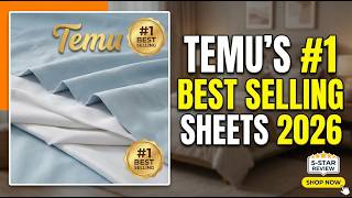 Temu's #1 Best Selling Sheets 2026 | Deep Pocket King Cooling Bed Sheets