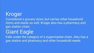 Kroger vs. Giant Eagle - Google Slides