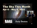 The Sky This Month, Apr 6 - May 4, 2022