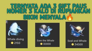 Ternyata Segini Gift Tiktok Paus kalo di Rupiahkan 🔥Ada 3 Jenis Gift tiktok Paus