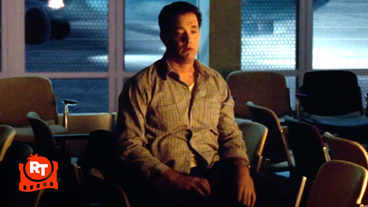 The Terminal (2004) - Tom Hanks Tries to Sleep Scene | Movieclips