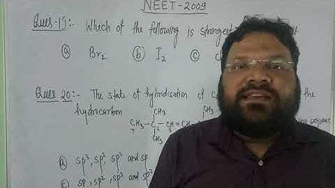 Neet 2009 paper solved part 2
