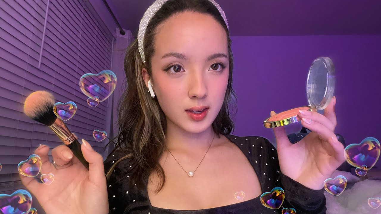 ASMR | Your Crush Gets You Ready For a New Year’s Eve Party (She Wants You, WLW, Makeup Role Play)