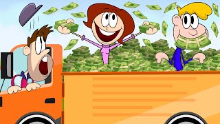 What if Everyone had Truck Loads of Money? + more videos | #aumsum #kids #science #education #whatif