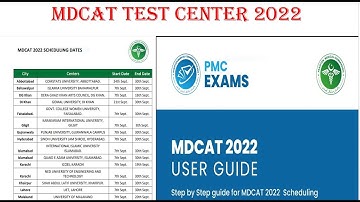 PMC Issued MDCAT Test 2022 Centers List - PMC latest News 2022 - PMC MDCAT Test 2022