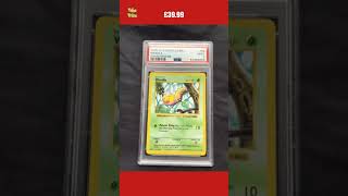 Pokemon Cards: Base Set Shadowless Common: Weedle 69/102 PSA 9