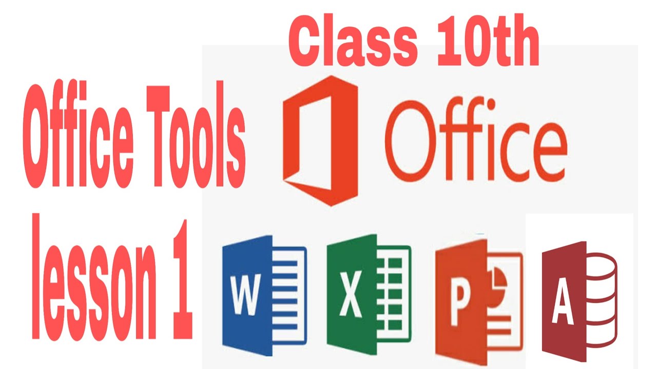 Office Tools | Class 10th | Lesson 1 | PSEB | Computer Science ...