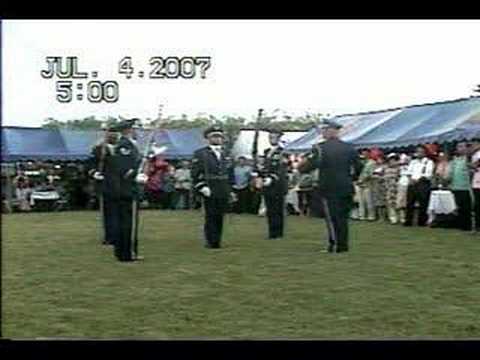 Kadena Base Honor Guard Drill Team Performance - YouTube