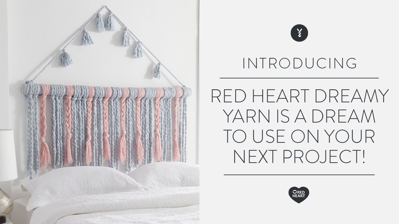 Red Heart Dreamy yarn is a dream to use on your next project! YouTube