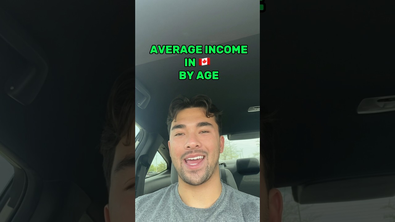 Average Income In Canada By AGE finance canada money 