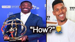 Dembélé Winning Player of The Season 💀