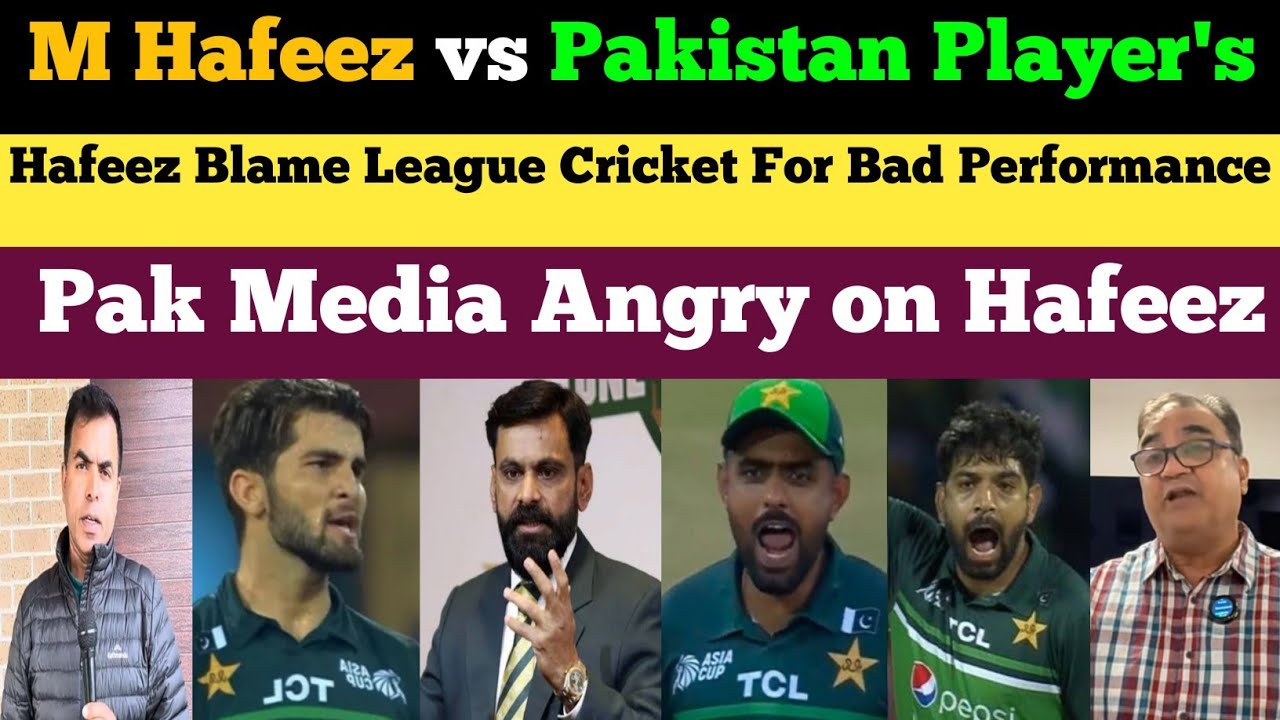 M Hafeez vs Pak Player's |Hafeez unhappy with Pakistani Player's |# ...