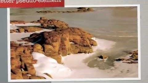 CSS first-letter pseudo-element