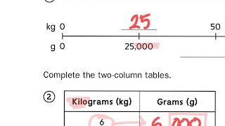 Everyday Math, 4th Grade, Home Links 4.7 Using a Measurement Scale page 111