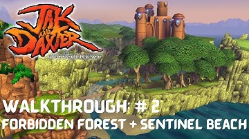 Jak and Daxter - The Precursor Legacy: Sentinel Beach + Forbidden Forest 100% Power Cell Walkthrough