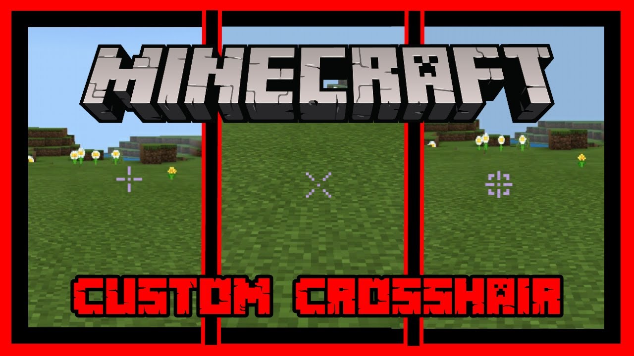 Custom Crosshair For PvP - Minecraft PE - Minecraft Showcase - YouTube