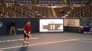 Johan Kriek vs Ivan Lendl Delray Beach FL Feb. 2012 - Kriek wins the match