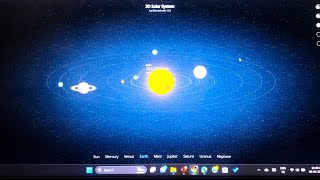 Create your own 3D SOLAR SYSTEM Using Html Css Javascript.... Comment for Source code....