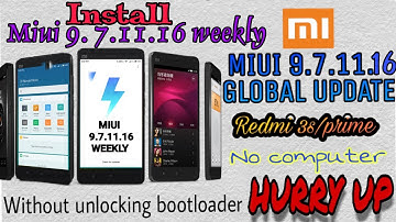 Miui 9 weekly update 7.11.16 | xiaomi new update | bugs fix and new features | by Msboys