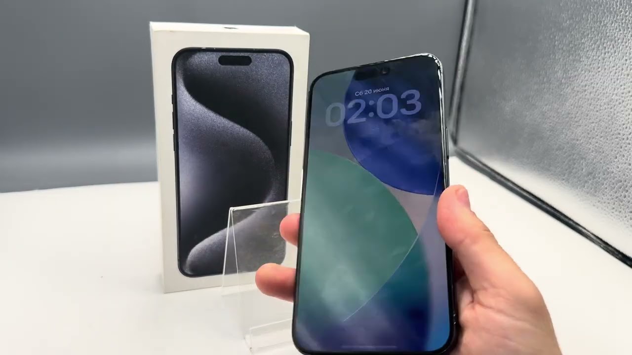 iPhone 15 Pro Max 256GB Blue Titanium 81% - YouTube