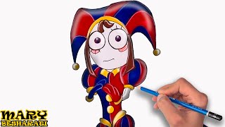 How To Draw Pomni from The Amazing Digital Circus