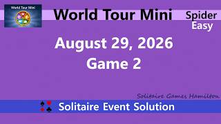 World Tour Mini Game #2 | August 29, 2026 Event | Spider Easy screenshot 2