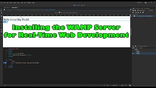 Installing a WAMP Web Development Server