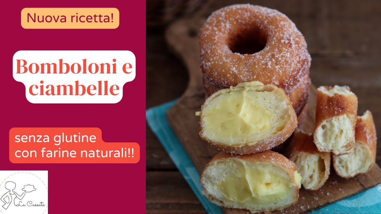 Bomboloni e ciambelle per Carnevale senza glutine e senza mix
