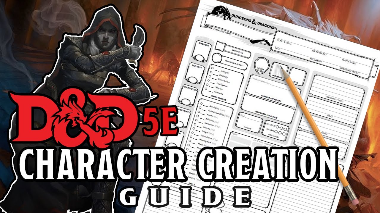 D D 5e Character Creation Guide Youtube