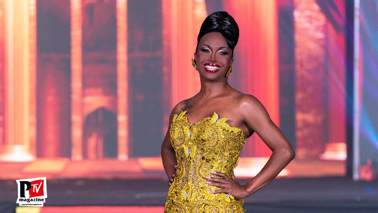 Sfilata in abito da sera al semifinale del Miss T Supranational 2025