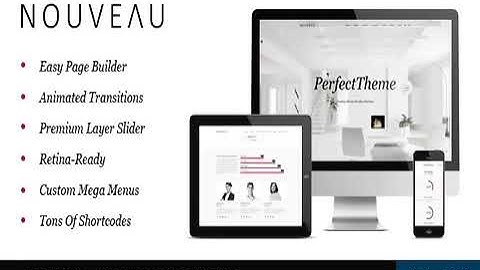 Nouveau - Multipurpose WordPress Theme Full Activated Working