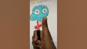 Drawing Gumballs mom part.2 from#amazingworldofgumball #cartoonnetwork