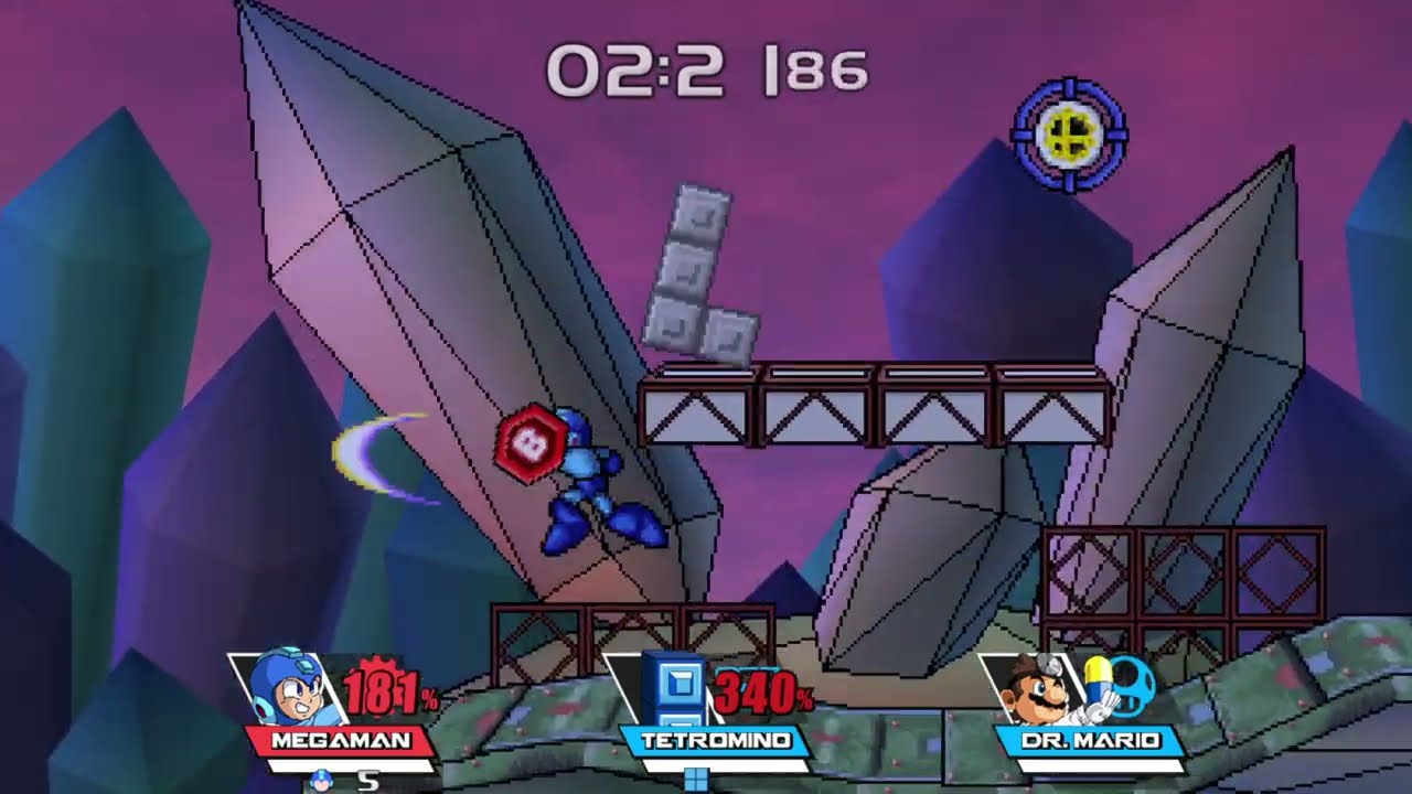 Super Smash Bros Crusade 0.9.5 - Beating Classic Mode with Megaman