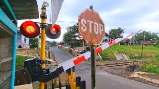Palang Langka SAFETRAN Perlintasan Kereta Api Tasikmalaya