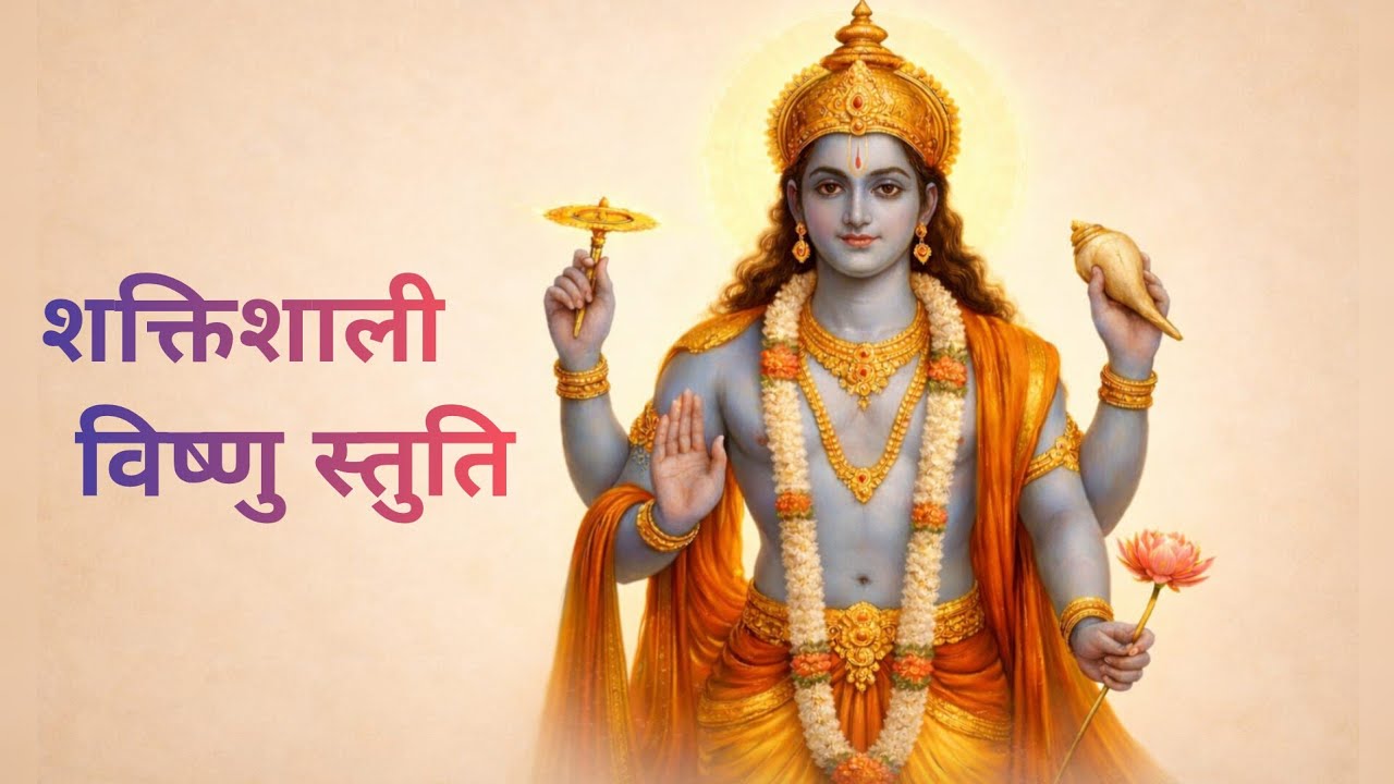 श्री विष्णु स्तुति | Shree Vishnu Stuti | Powerful Morning Prayer | Vishnu Mantra Full Path