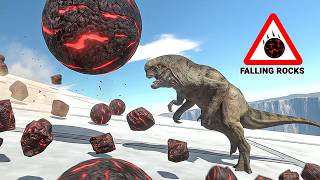 Dinosaurs vs Giant Rock Slide screenshot 4