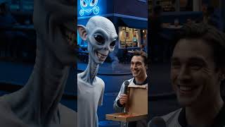 Alien Asks Humans the Wildest Questions — Street Interviews #AlienVibes #Funny #Shorts #StreetHumor