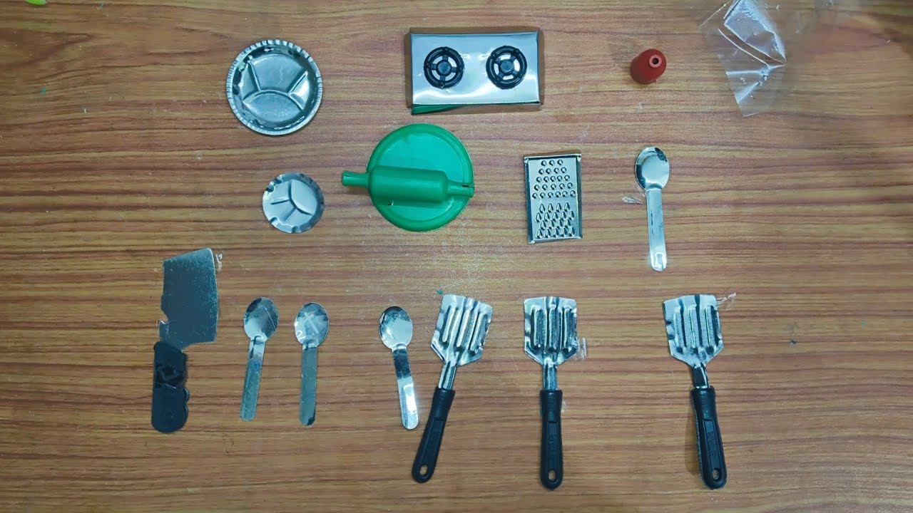 Dora kitchen set unboxing /mini steel kitchen set unboxing 