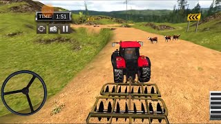 Village Tractor Driver Game 3D Farming Game - Android Gameplay screenshot 5