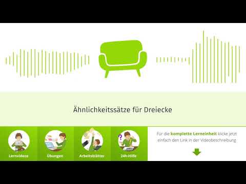 Ähnlichkeitssätze für Dreiecke einfach erklärt | sofatutor