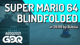 Super Mario 64 blindfolded by Bubzia in 39:09 - Awesome Games Done Quick 2021 Online