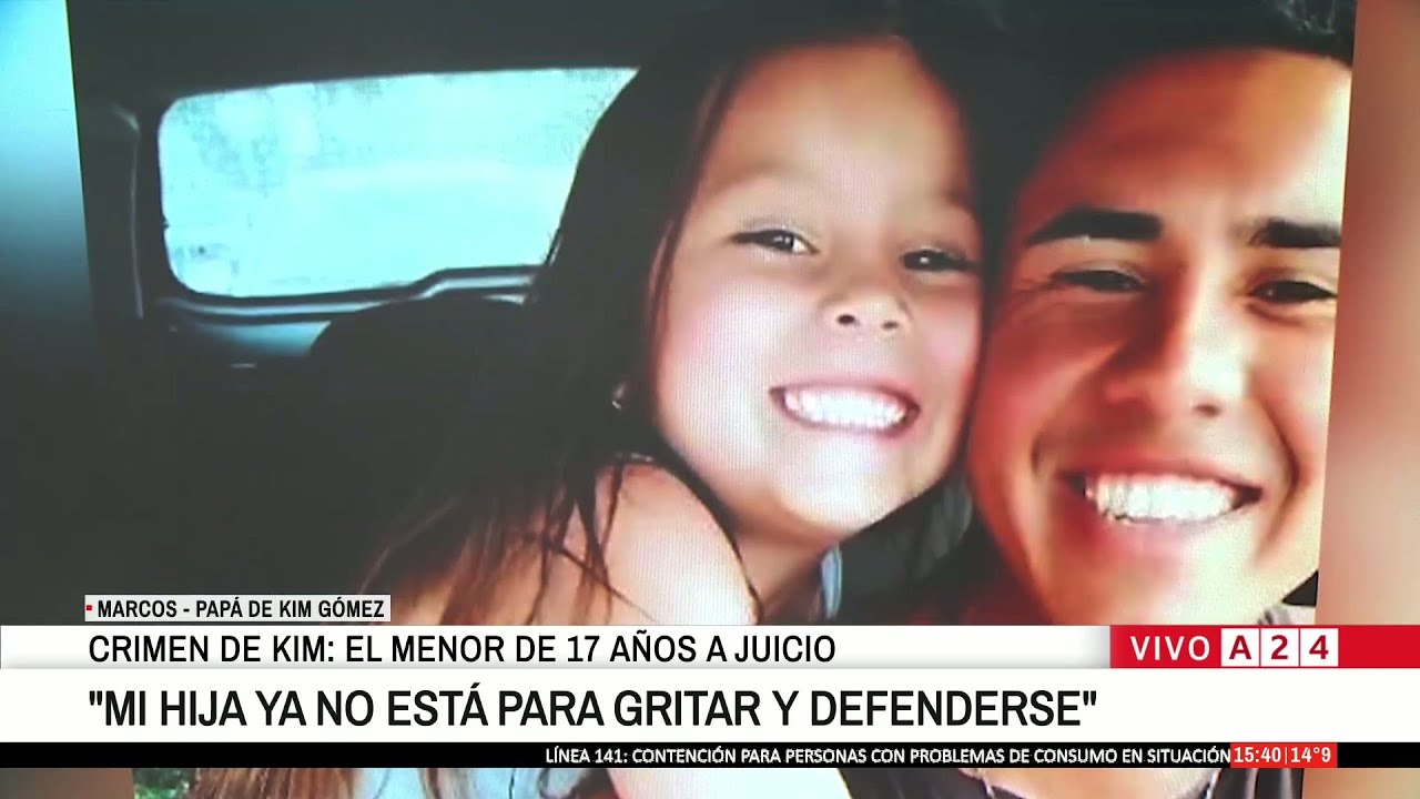 El desgarrador pedido del padre de Kim Gómez: Hablé con el de 17 años y le dije...