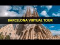 Barcelona virtual tour  walking tour barcelona  travel in spain