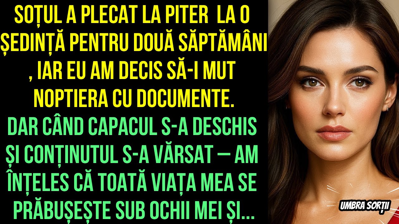 Soțul a plecat la Piter la o ședință iar eu am decis să-i mut noptiera,Dar când capacul s-a deschis.