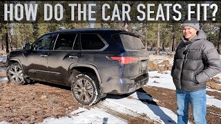 How well do car seats fit in the Sequoia? | 2nd & 3rd Rows by Driven Companion 3,166 views 1 year ago 3 minutes, 40 seconds