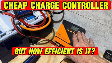 Cheap MPPT Solar Charge Controller - ISunEnrgy 20A MPPT Efficiency Test On Solar Panels