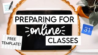 Preparing for Online Classes | Digital Planning, Organization, Google Calendar, + FREE template! screenshot 4