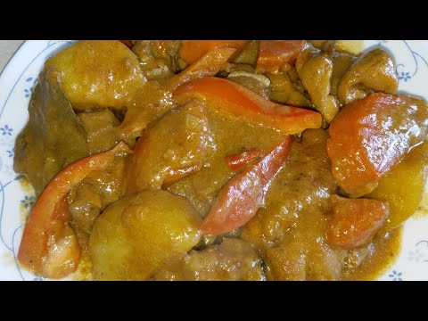 KALDERETANG MANOK( simple recipe)