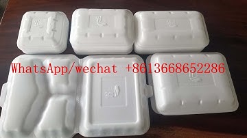 disposable ps foam lunch box making machine