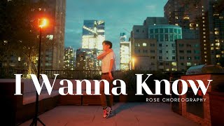 I wanna know (acoustic) by Will Gittens & Rome Flynn - Rose Choreography